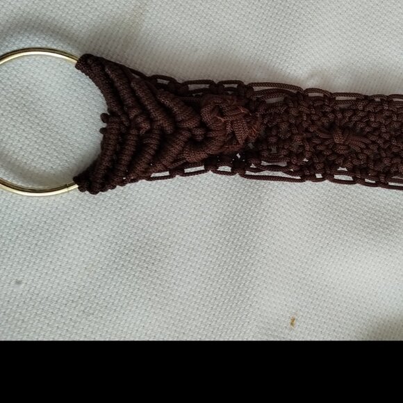 Macramé handmade towel holder - Picture 9 of 9